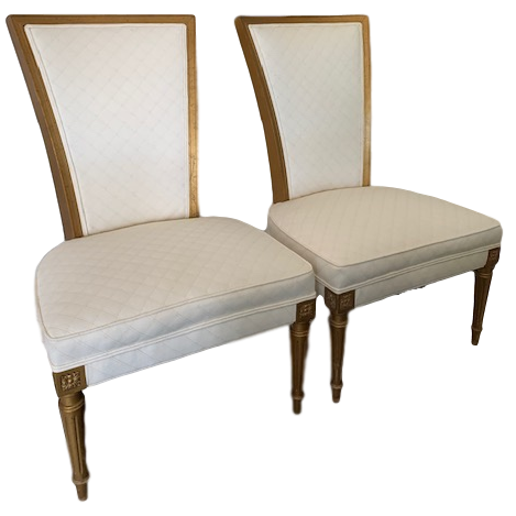 Pair of High-Backed Occasional Chair Louis XVI 1960s Revival