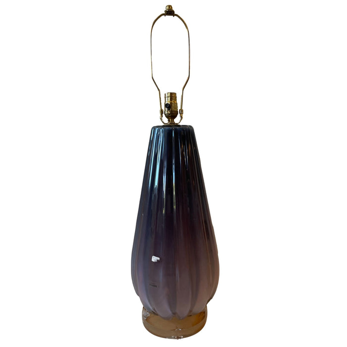 Alfredo Barbini Opaline Murano Glass Lamp