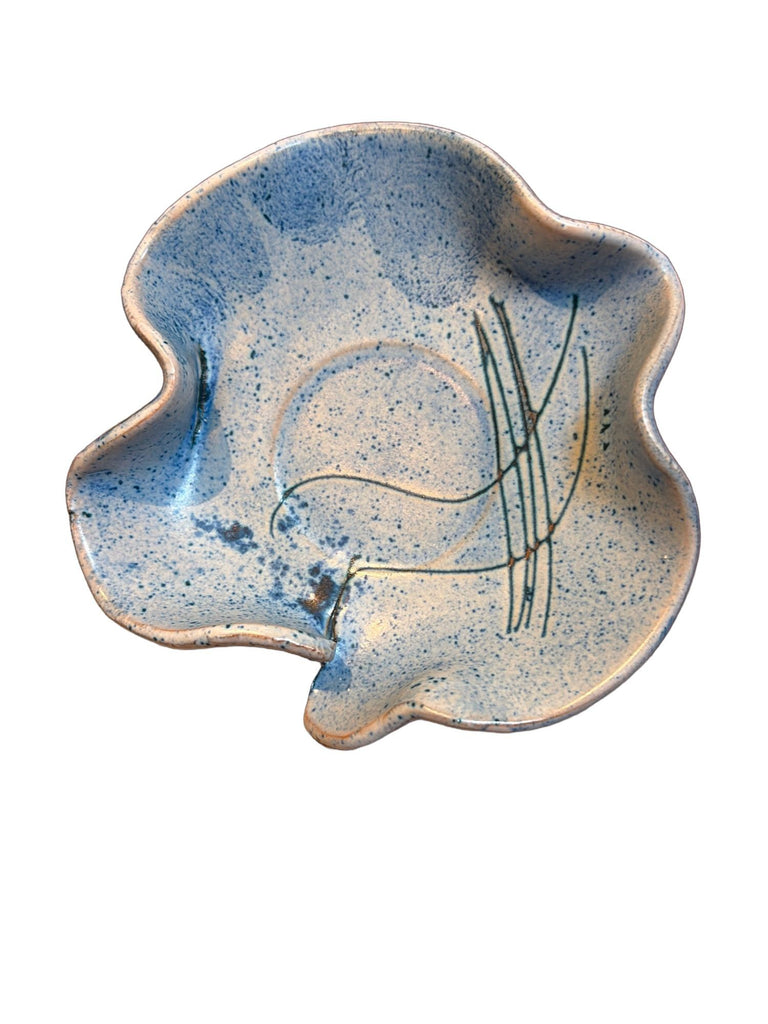 Fornaro Italian Ceramic Blue Dish