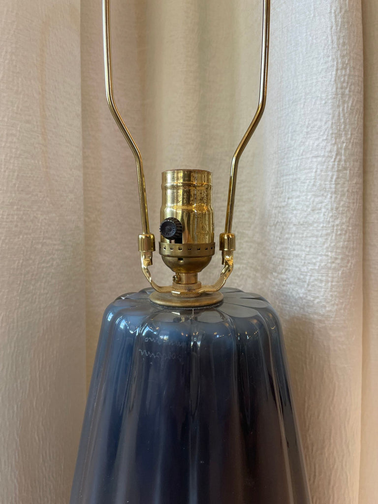 Alfredo Barbini Opaline Murano Glass Lamp
