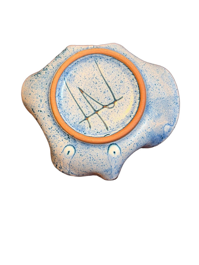 Fornaro Italian Ceramic Blue Dish