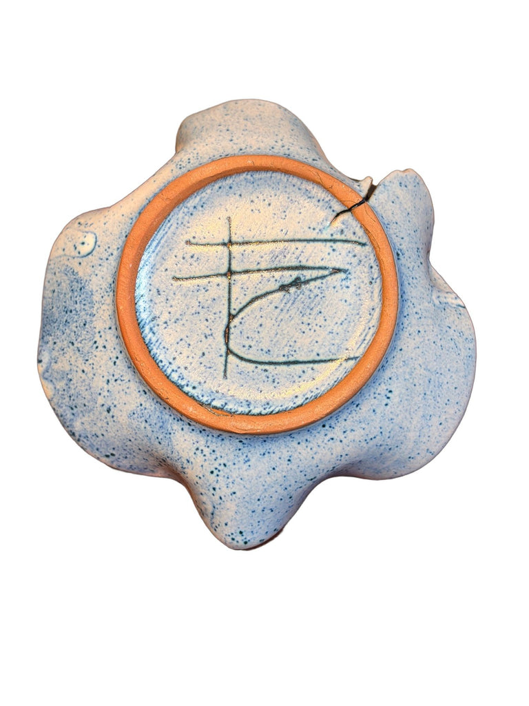 Fornaro Italian Ceramic Blue Dish