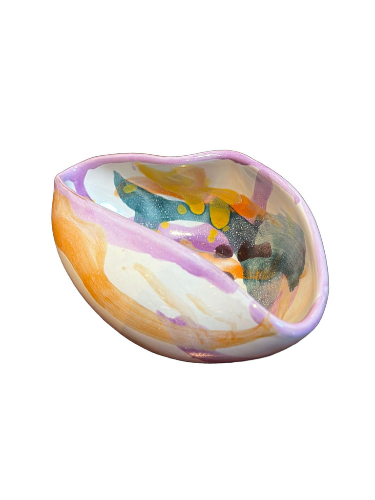 Fornaro Italian Ceramic Multicolored Dish