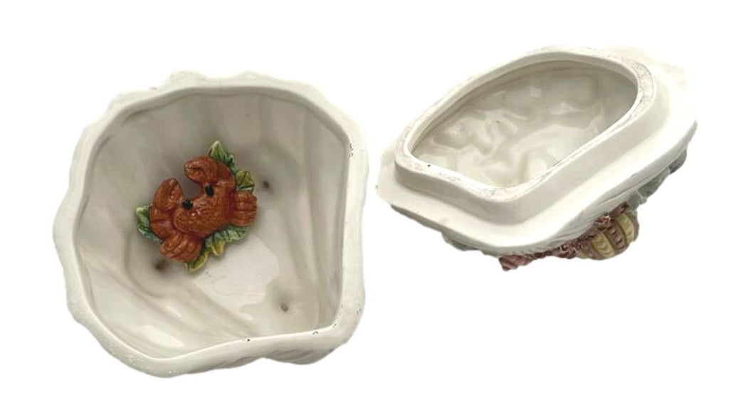 Fitz & Floyd Oceana Sugar Bowl & Lid