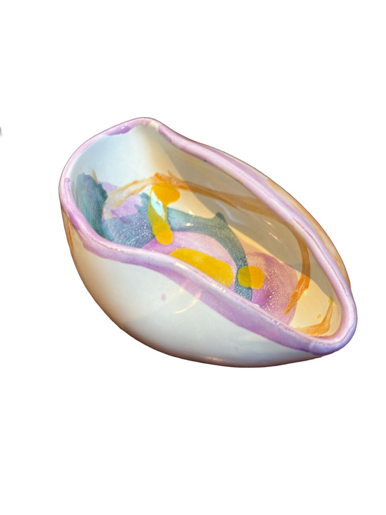 Fornaro Italian Ceramic Multicolored Dish