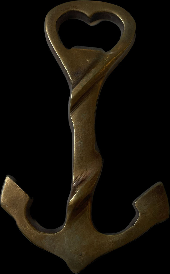 Anchor Style Brass Bottle Opener