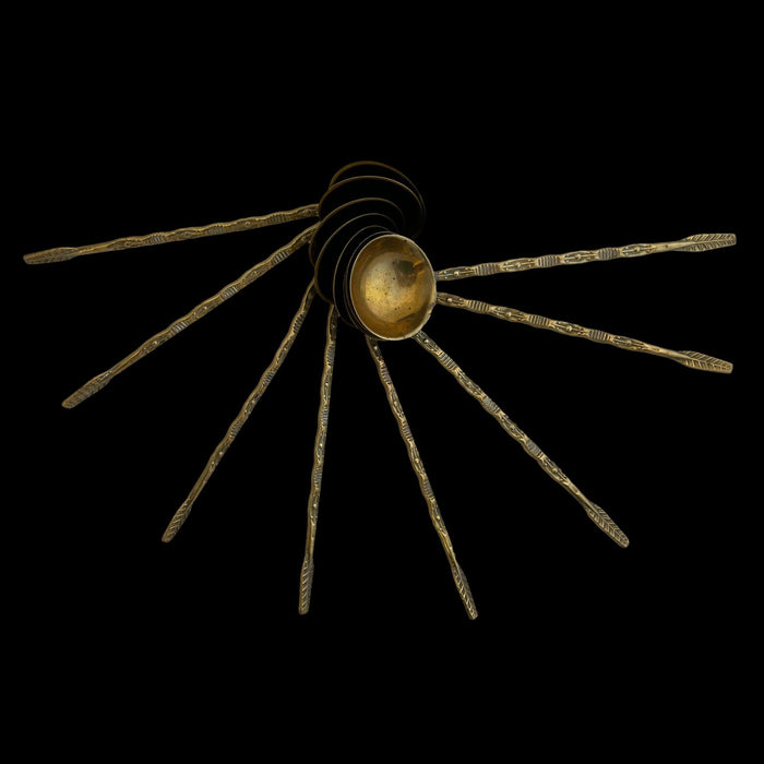 Brass over Copper Tea Spoons (Set of 8)