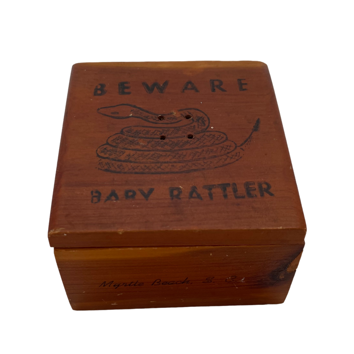 "Baby Rattler" Trinket Box