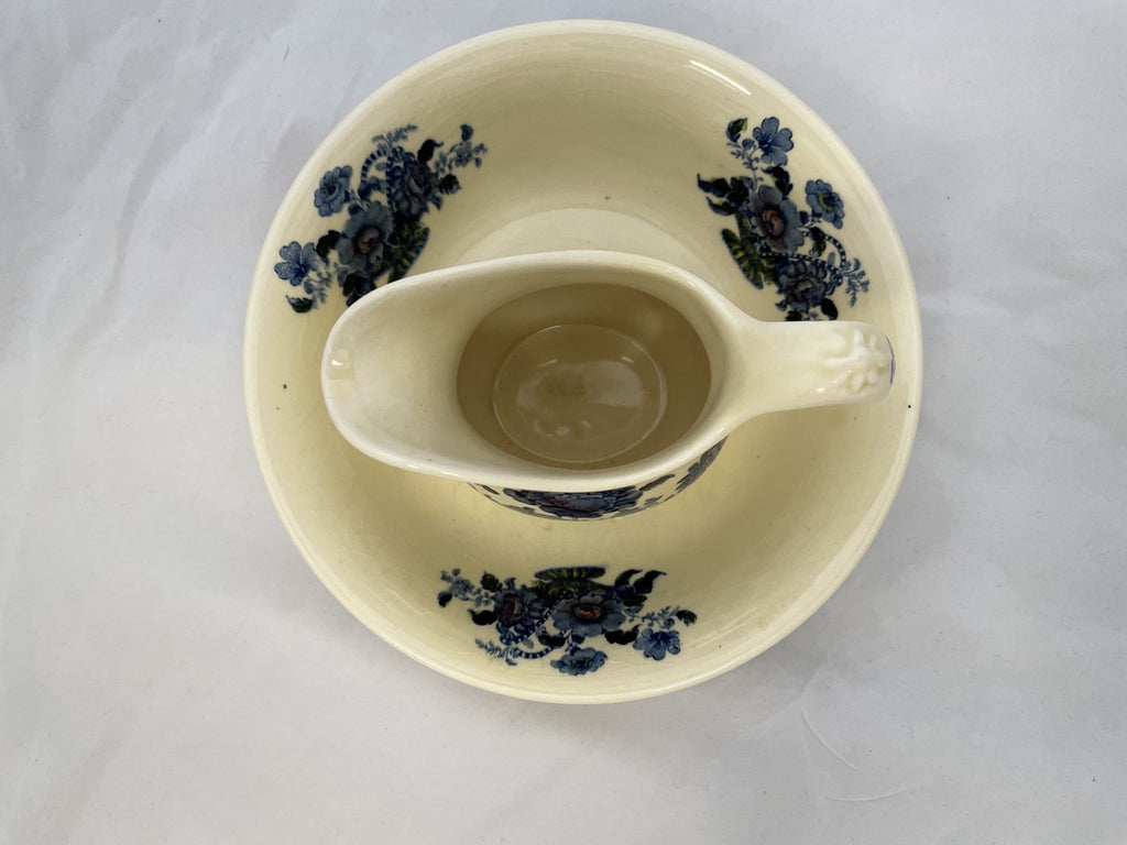 Staffordshire Pitcher and Platter Pair