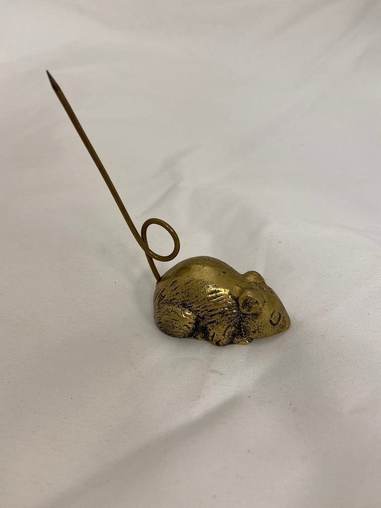 Brass Mouse Paperweight