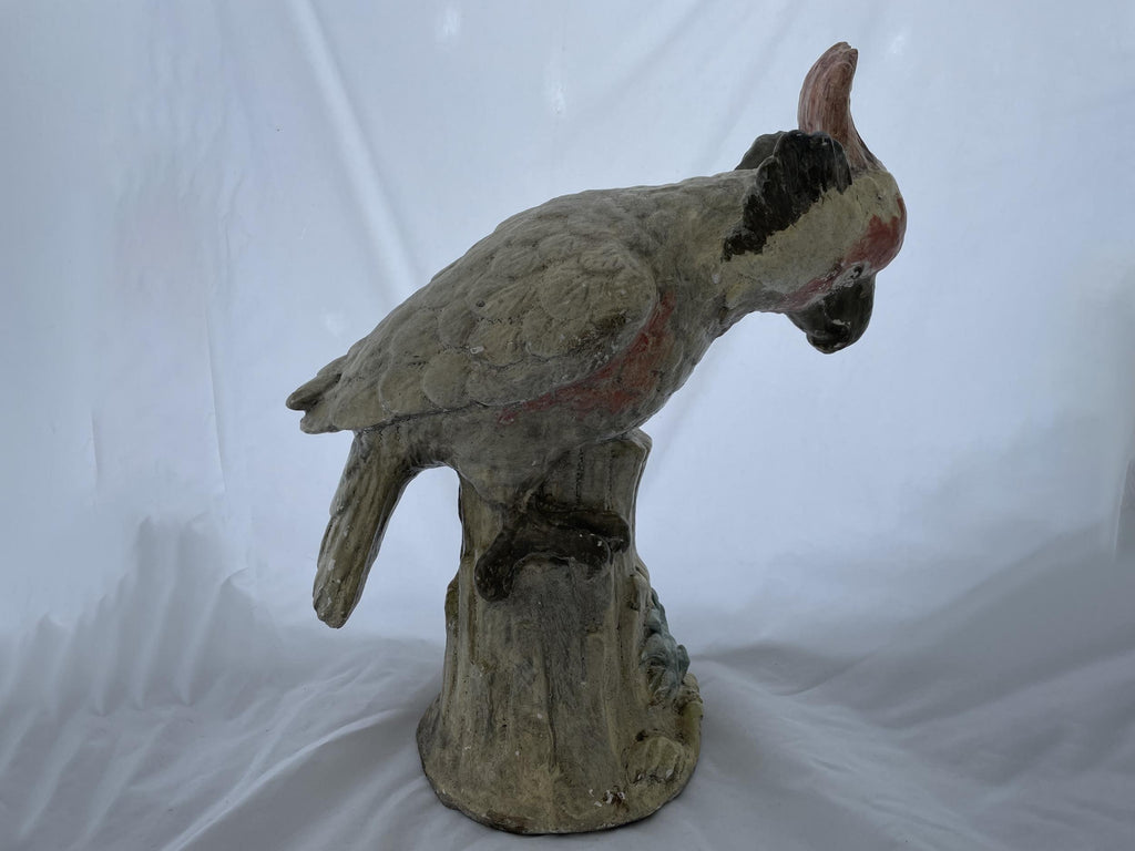 Distressed Cockatoo Sculpture