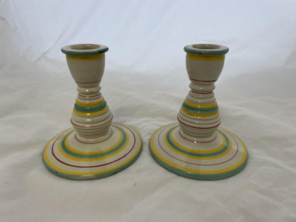 Striped Candle Holders