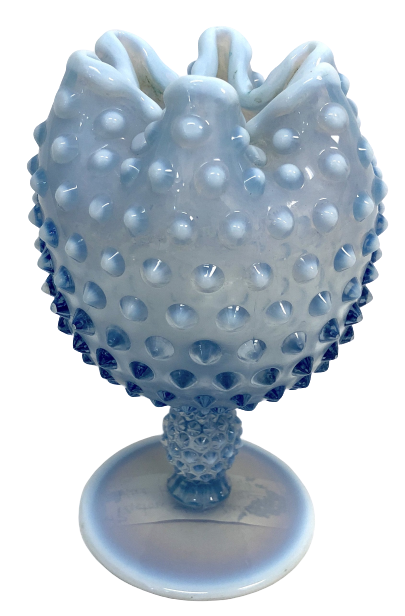 Pale Blue Hobnail Vase by Duncan and Miller