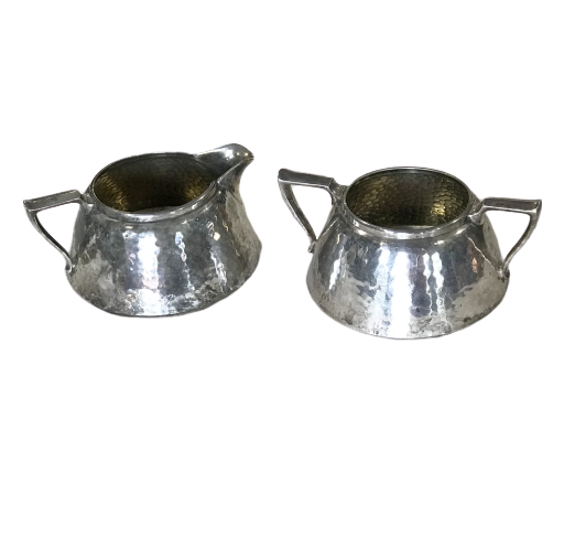 Antique Forbes Silver Co. Creamer and Sugar Bowl