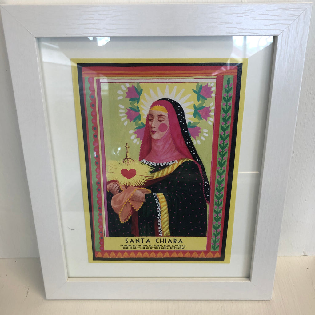 Italian Framed Prayer Prints (Set of 4)
