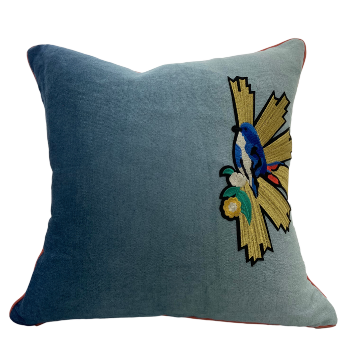 Custom BlueBird Pillow