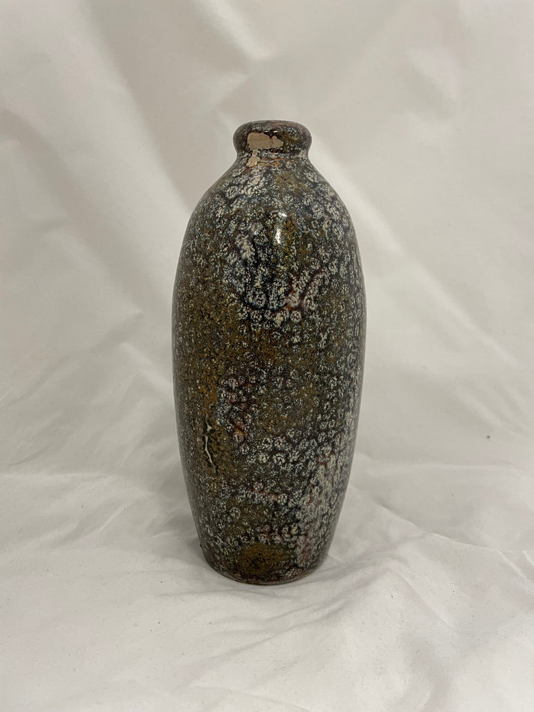Handmade Pebbled Brown Vase