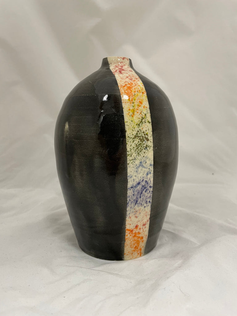 Handmade Speckle and Solid Glaze Vase